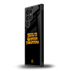 quentin tarantino back phone cover | glass case for samsung galaxy s23 ultra