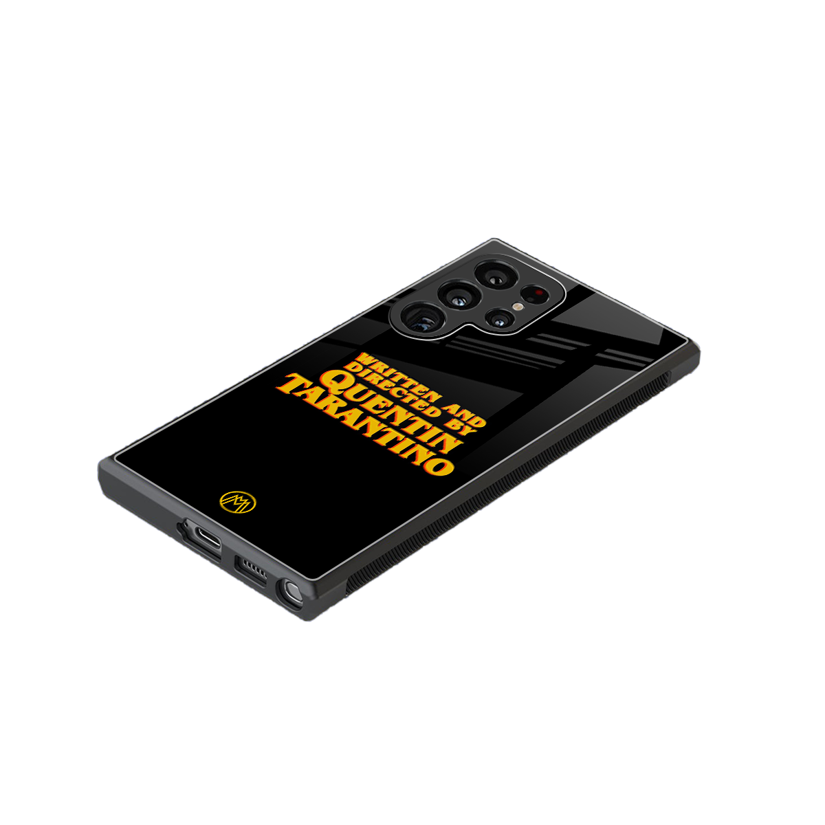 quentin tarantino back phone cover | glass case for samsung galaxy s23 ultra