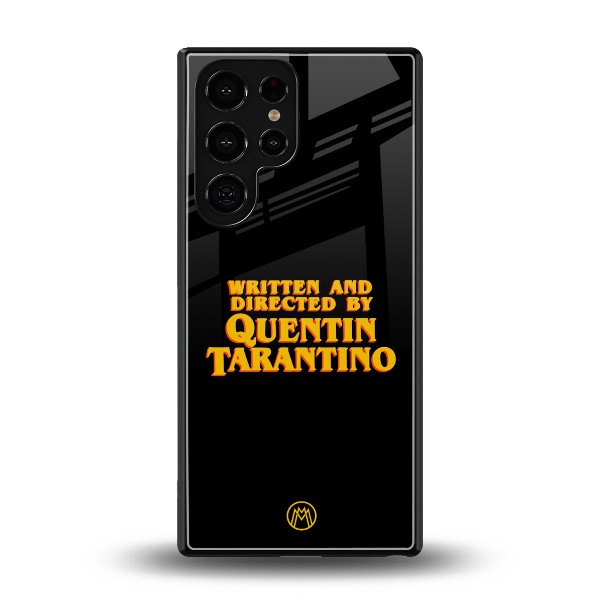 quentin tarantino back phone cover | glass case for samsung galaxy s25 ultra