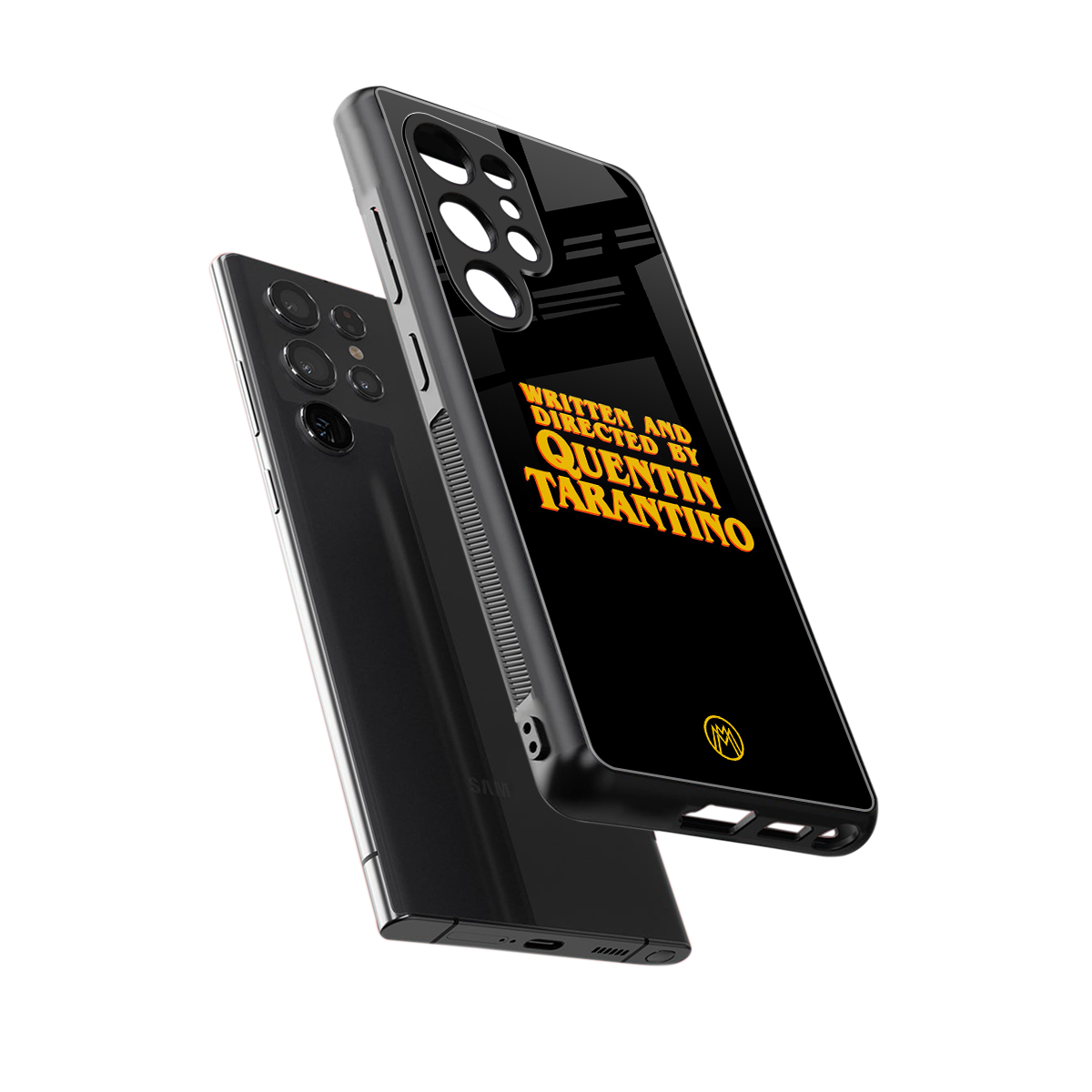quentin tarantino back phone cover | glass case for samsung galaxy s25 ultra