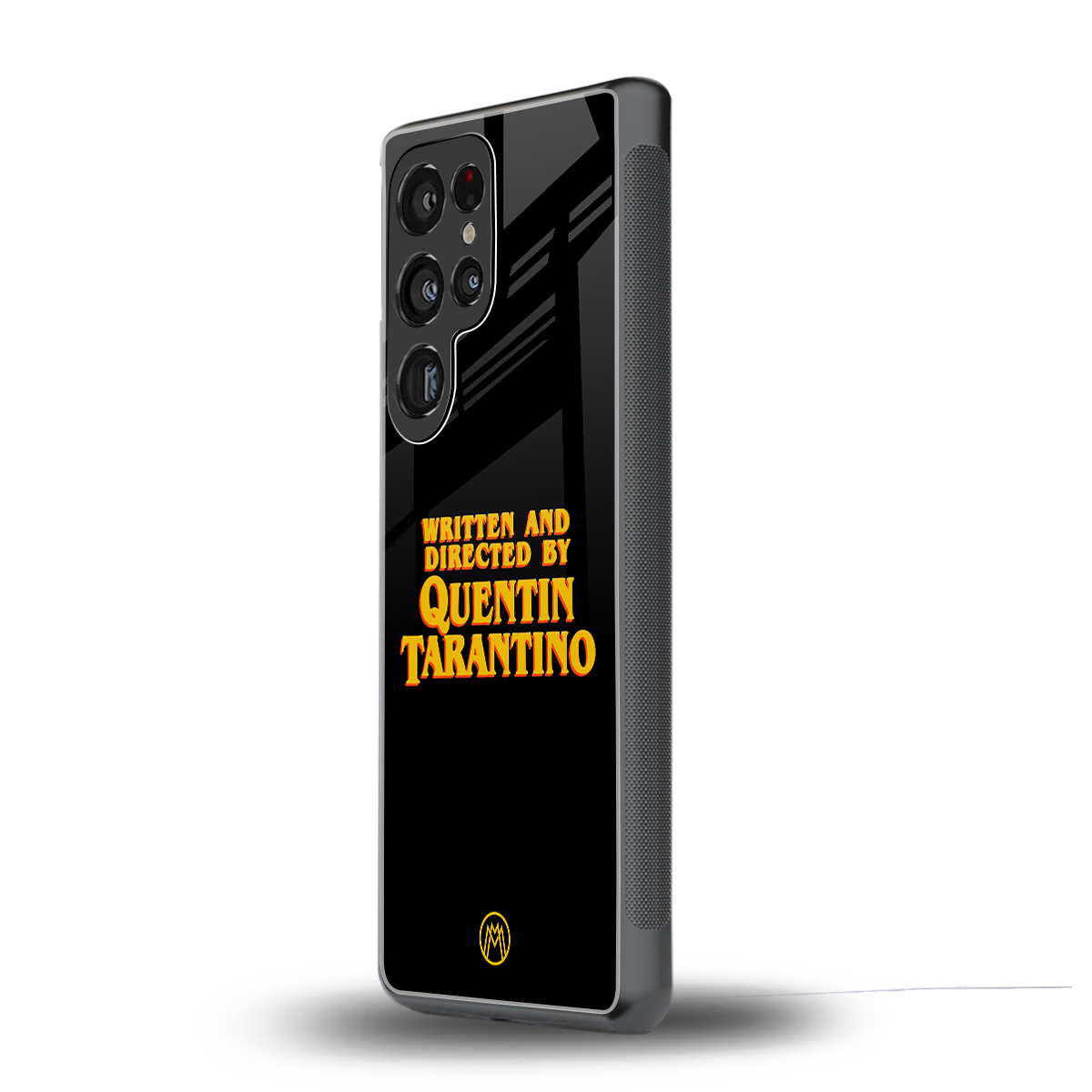 quentin tarantino back phone cover | glass case for samsung galaxy s25 ultra