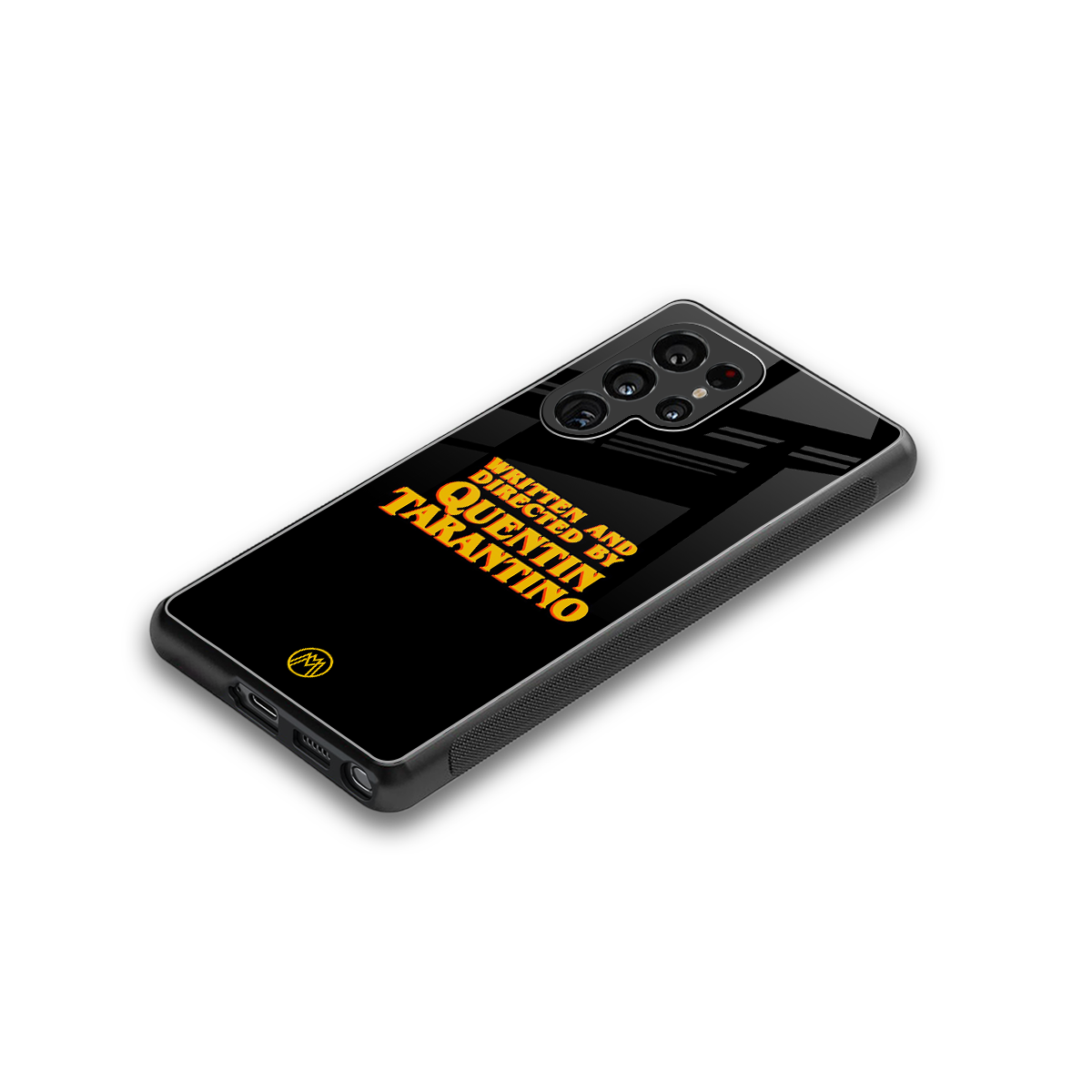 quentin tarantino back phone cover | glass case for samsung galaxy s25 ultra