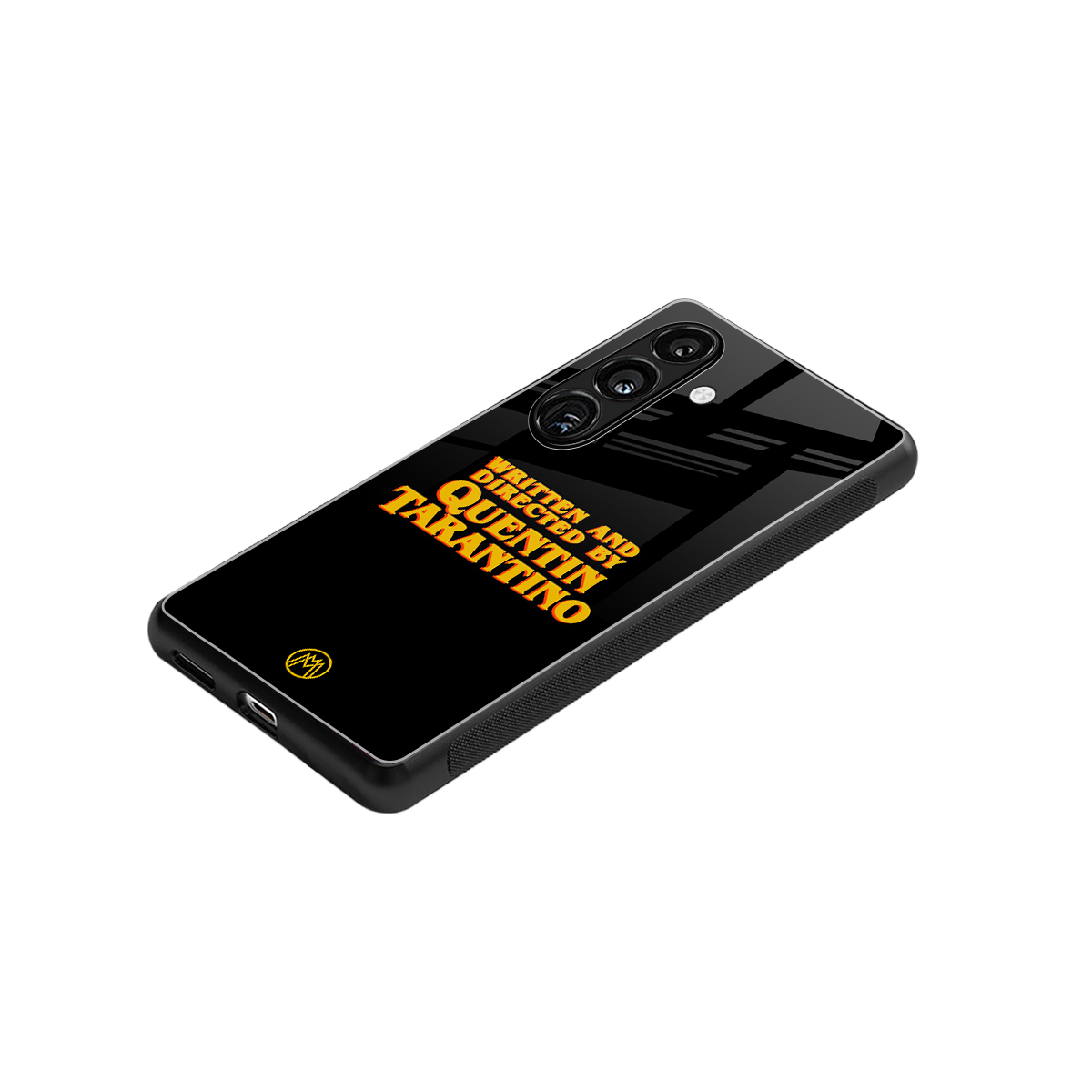 quentin tarantino back phone cover | glass case for samsung galaxy s24 plus