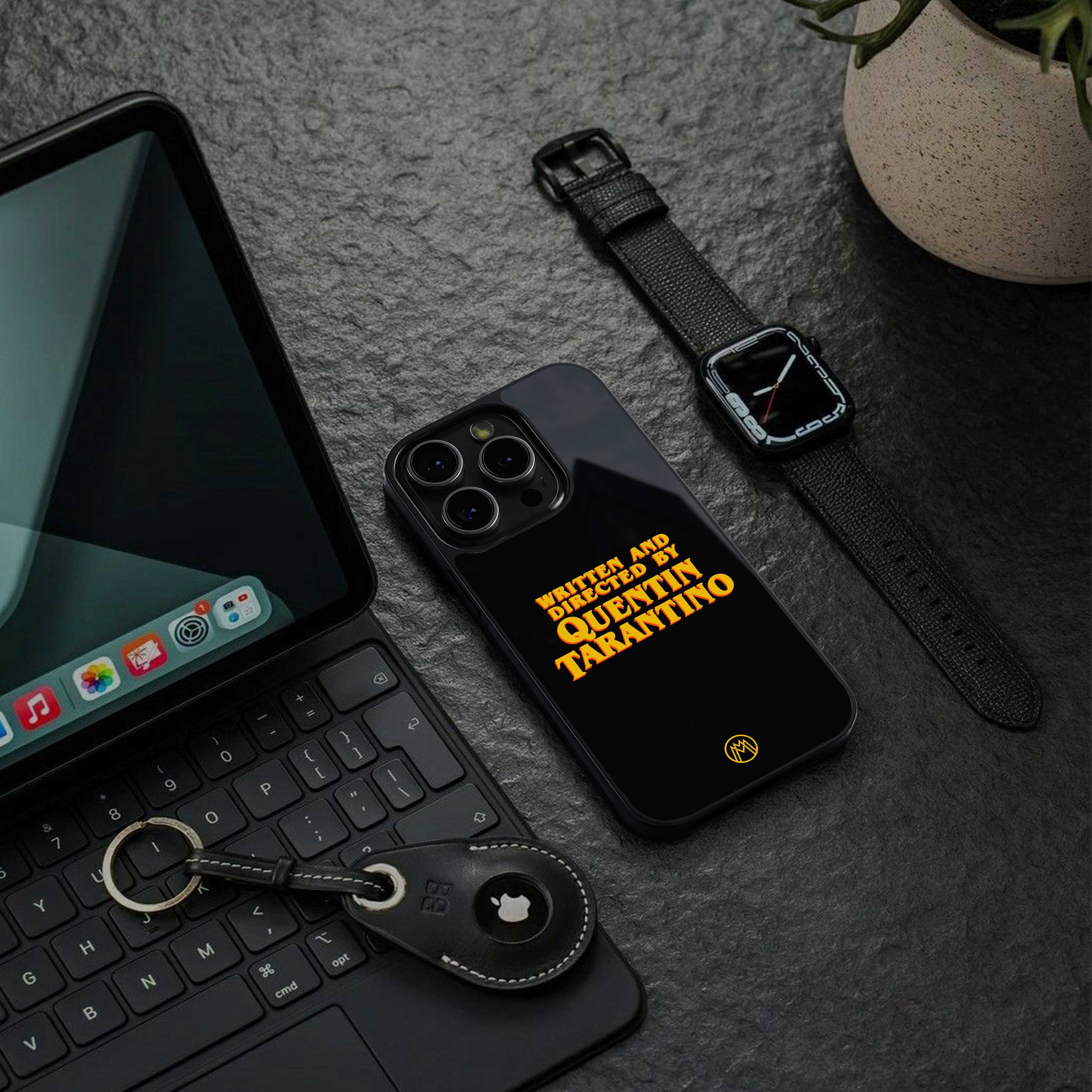 quentin tarantino back phone cover | glass case for oneplus nord 3