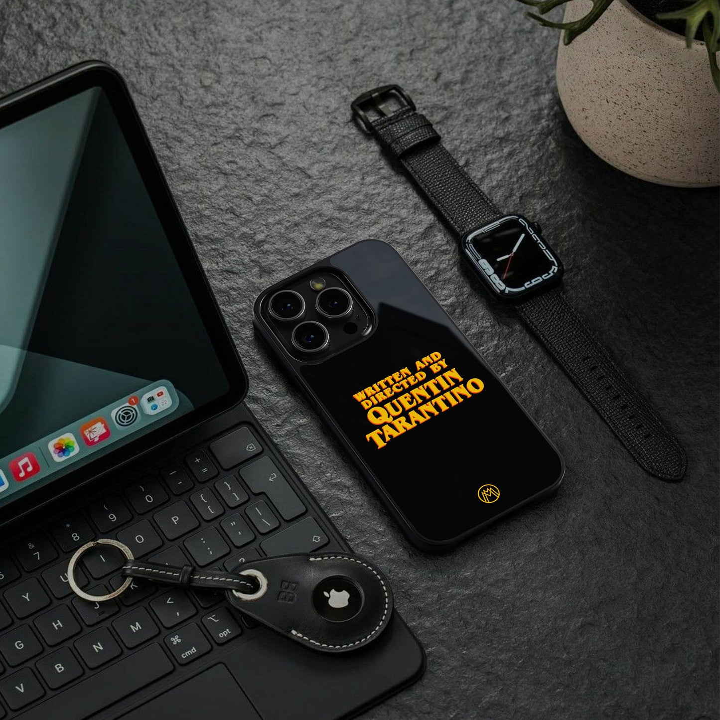 quentin tarantino back phone cover | glass case for Google Pixel 8