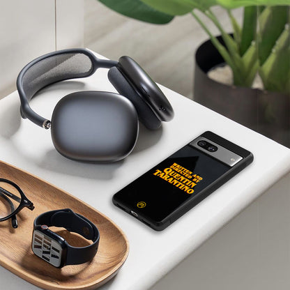 quentin tarantino back phone cover | glass case for google pixel 9 pro