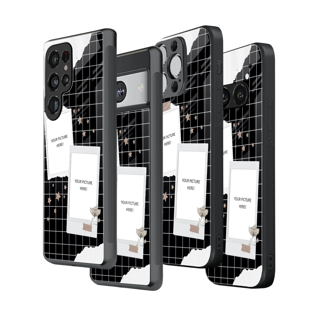 Polaroid Personalised Glass Phone Case