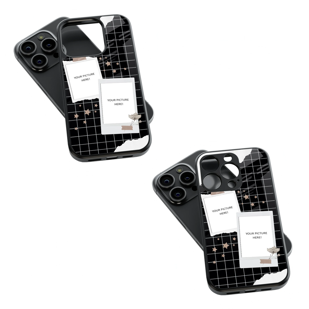 Polaroid Personalised Glass Phone Case