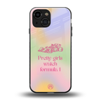 race chic back phone cover | glass case for iphone 13 mini