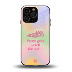 race chic back phone cover | glass case for iphone 13 pro