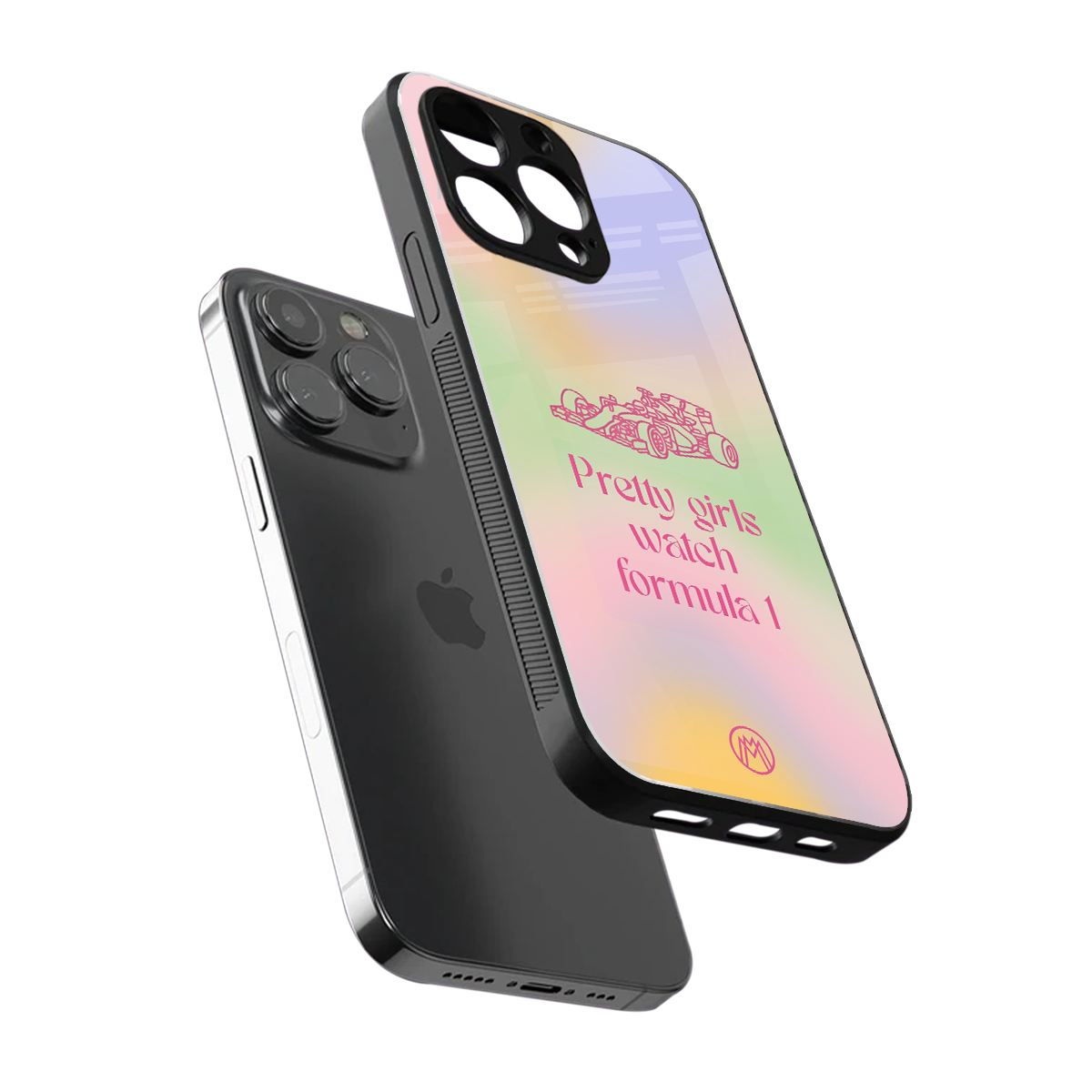 race chic back phone cover | glass case for iphone 13 pro