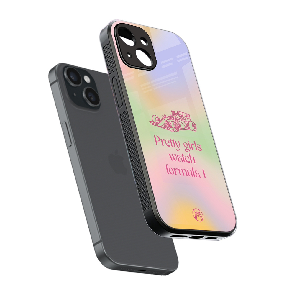 race chic back phone cover | glass case for iphone 13