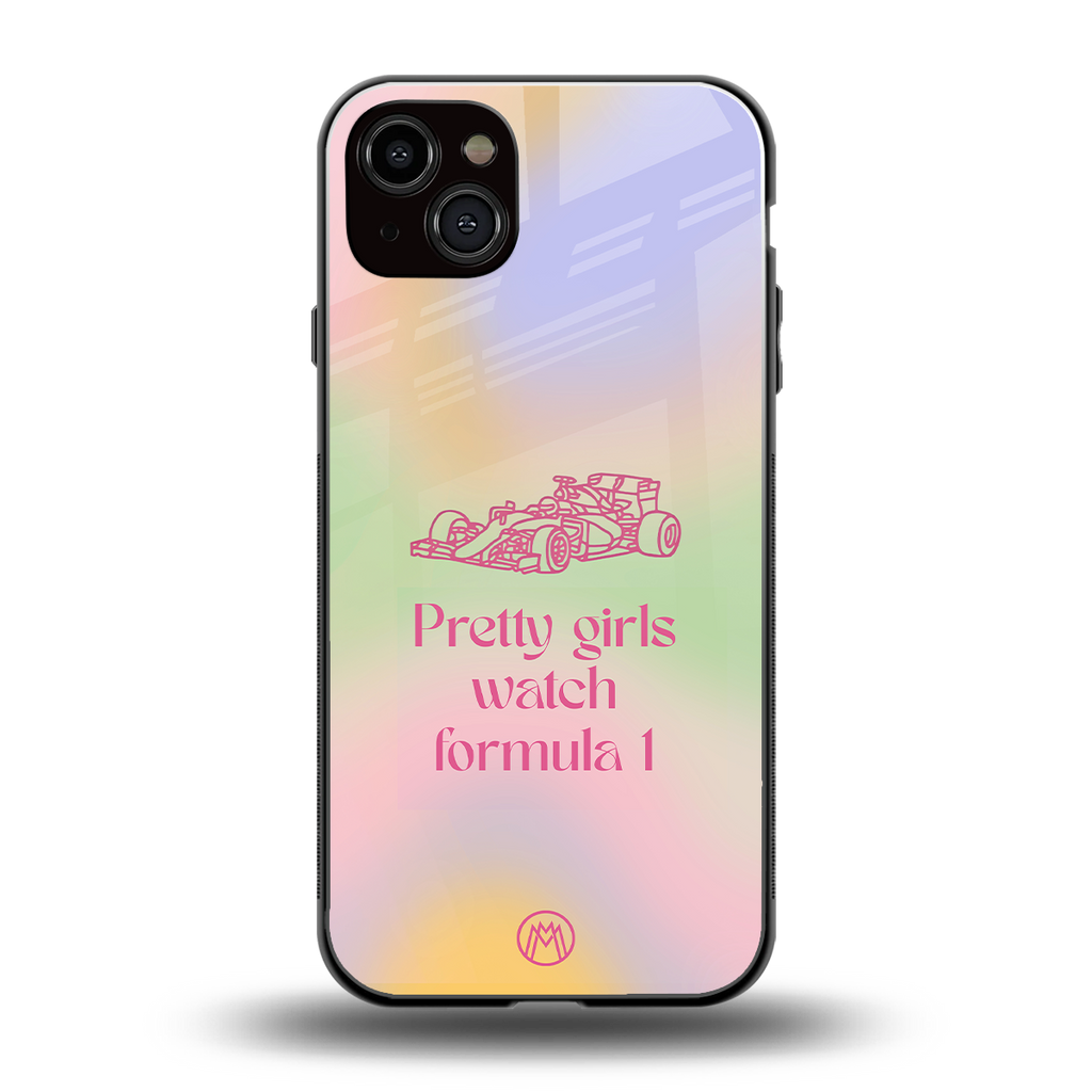 race chic back phone cover | glass case for iphone 14 plus
