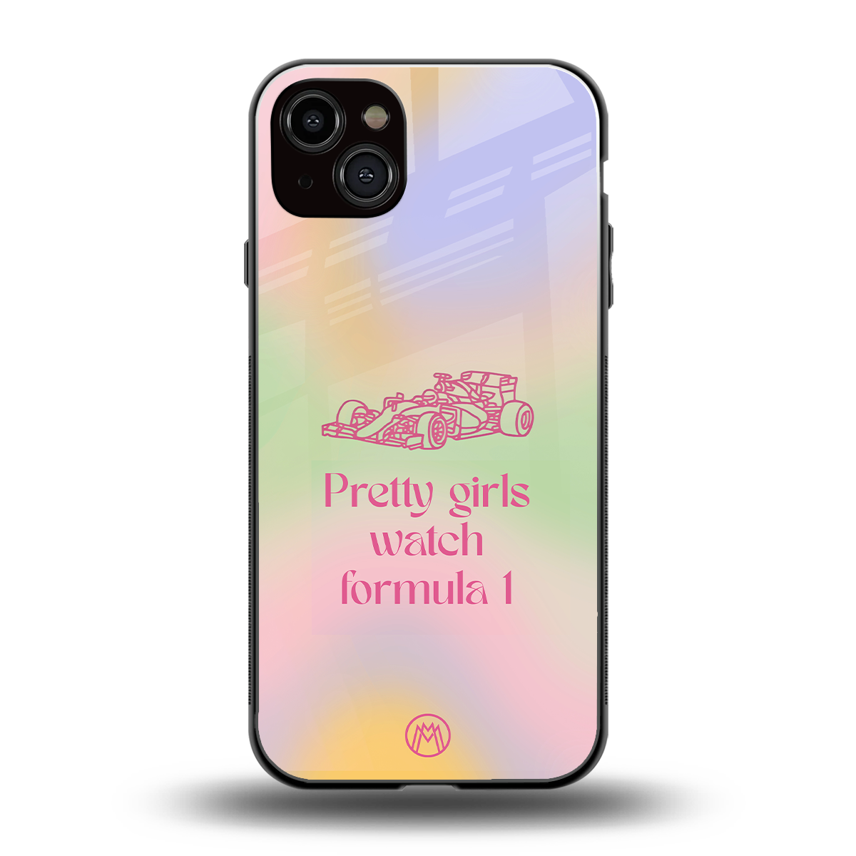 race chic back phone cover | glass case for iphone 14 plus
