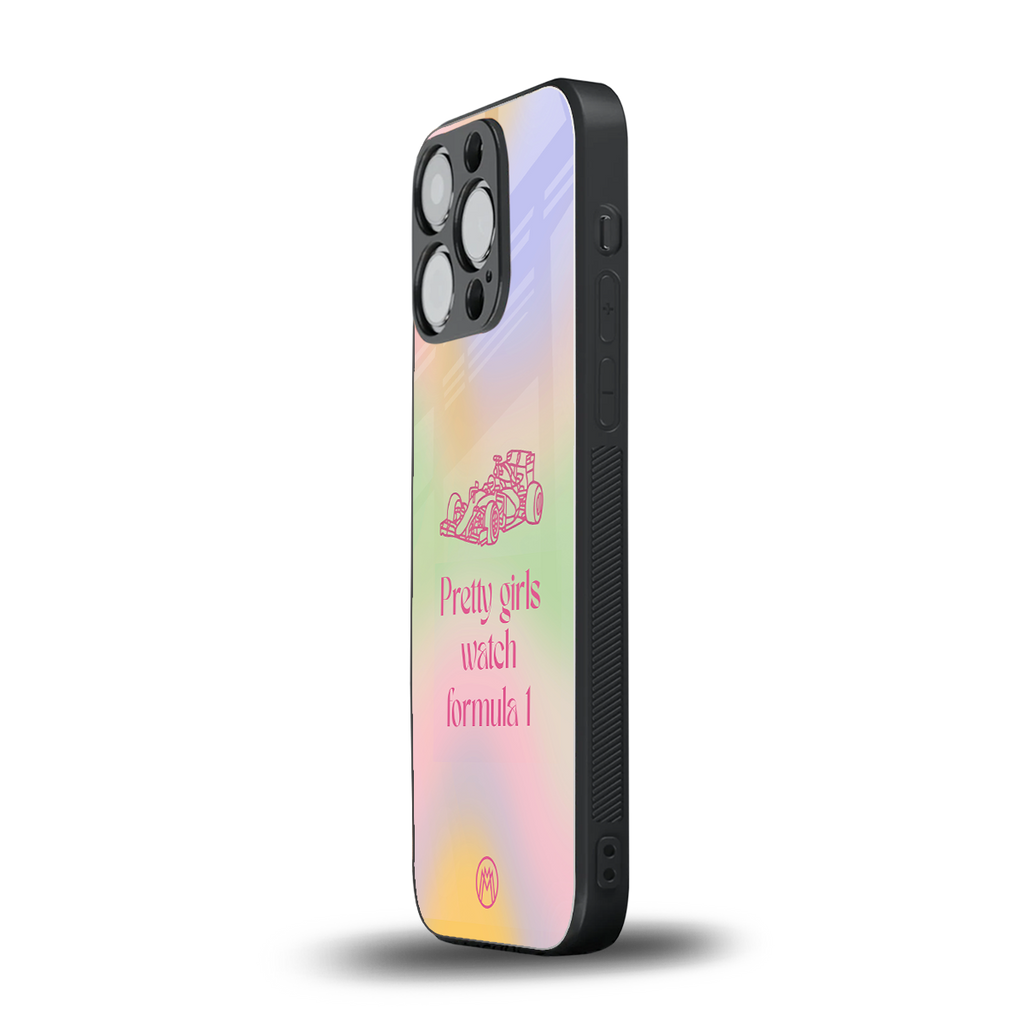 race chic back phone cover | glass case for iphone 15 pro