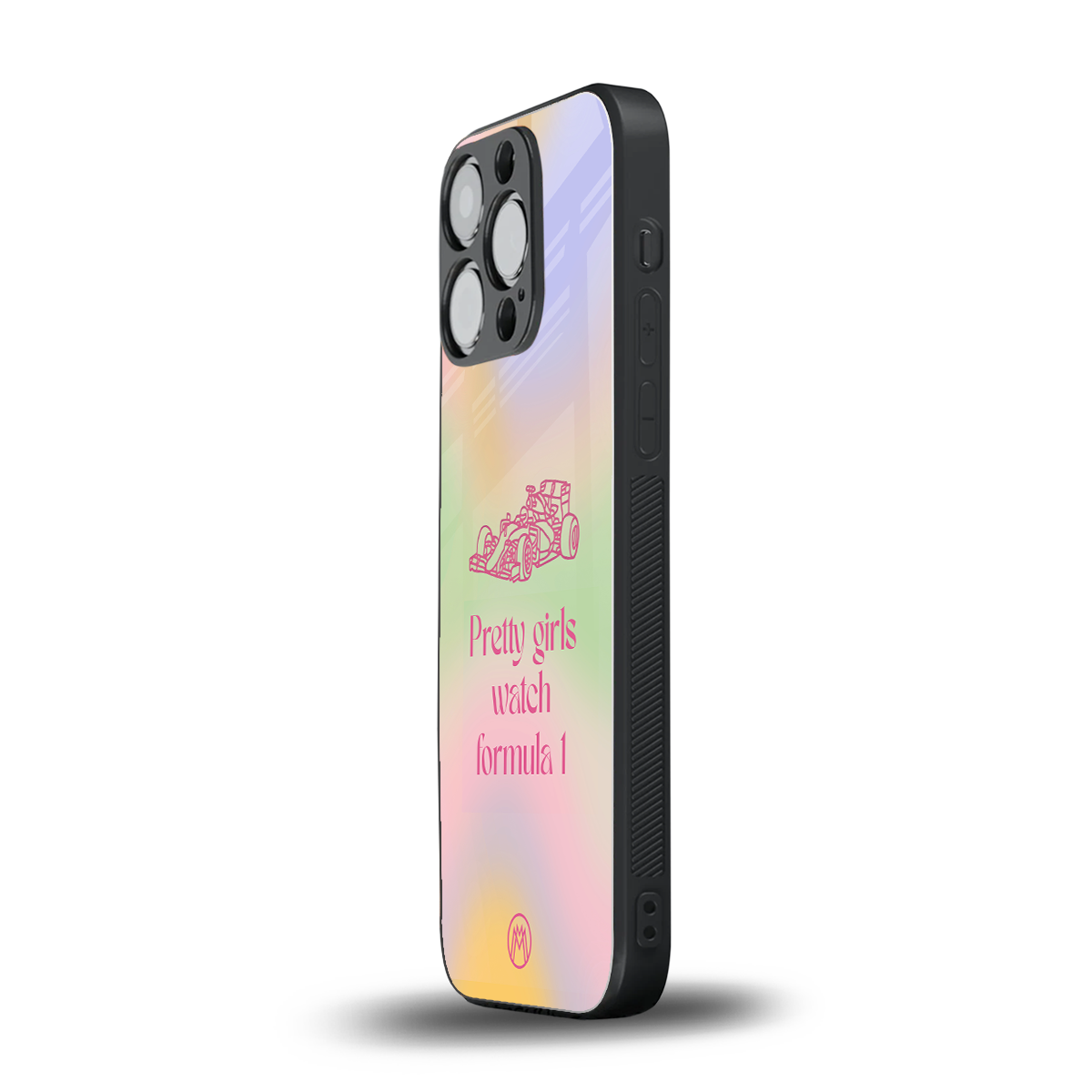 race chic back phone cover | glass case for iphone 15 pro