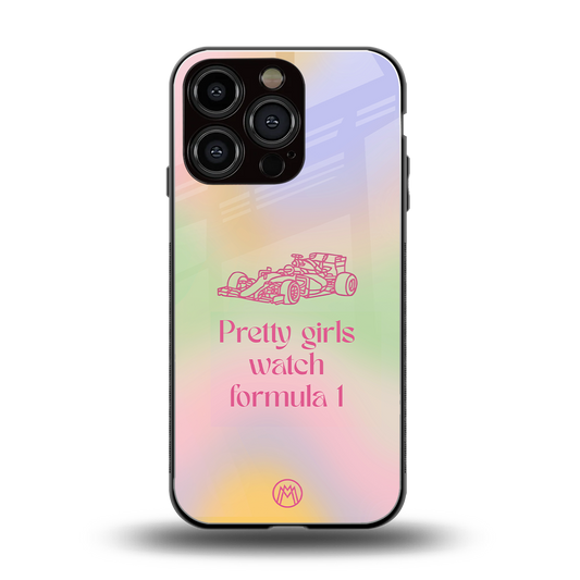 race chic back phone cover | glass case for iphone 16 pro