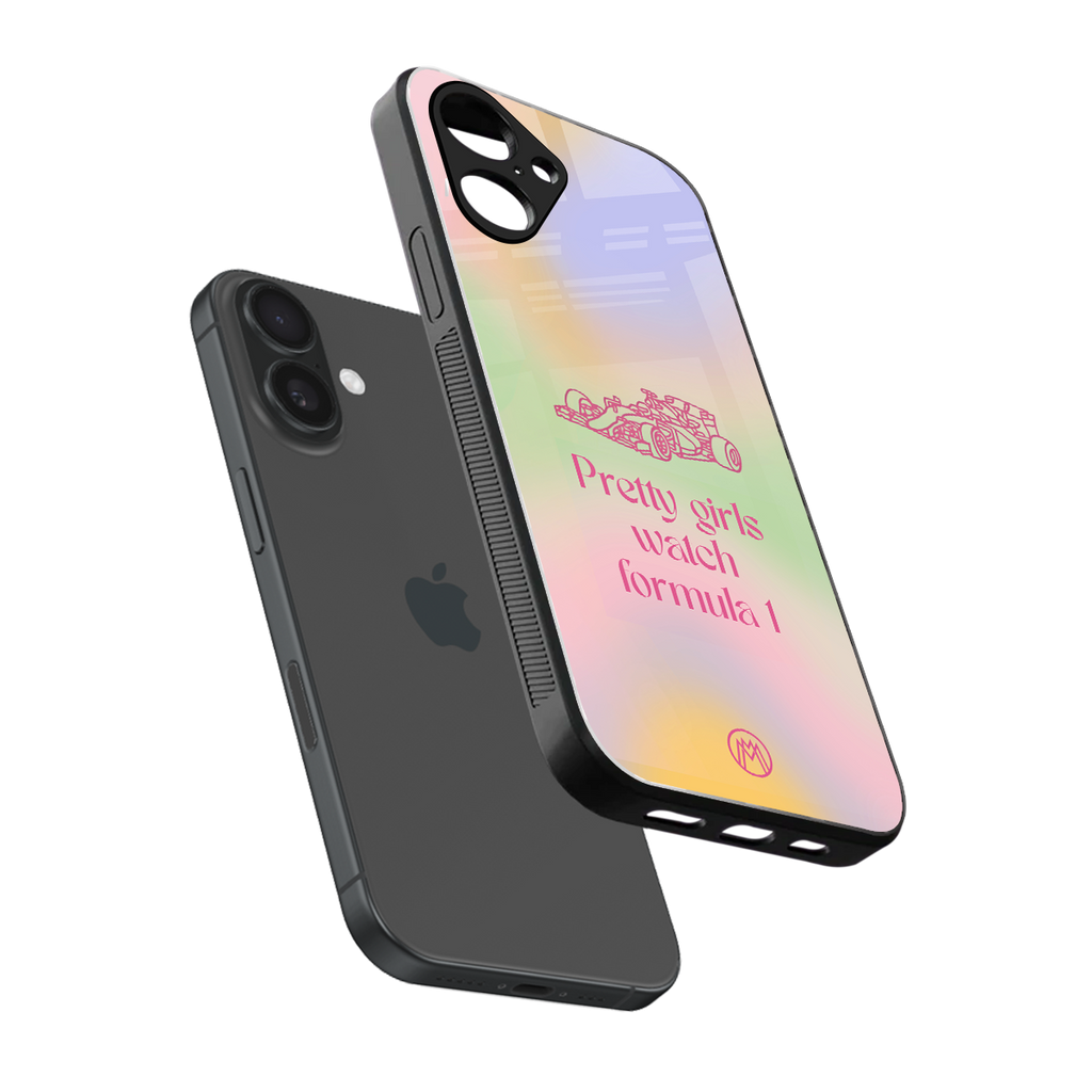 race chic back phone cover | glass case for iphone 16