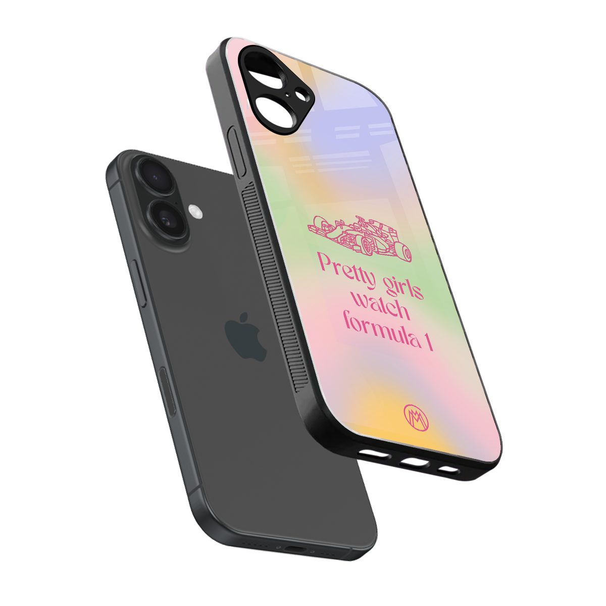 race chic back phone cover | glass case for iphone 16