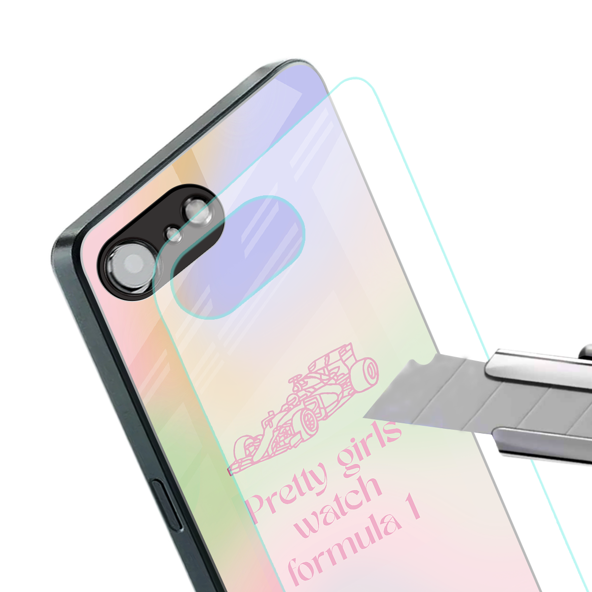 race chic back phone cover | glass case for iphone 16e