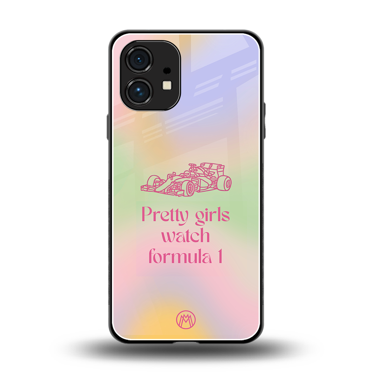 race chic back phone cover | glass case for nothing phone 1