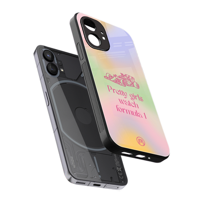 race chic back phone cover | glass case for nothing phone 1