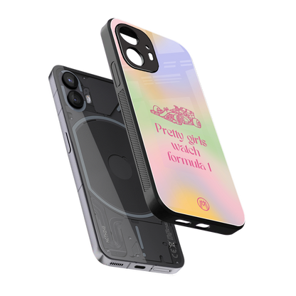 race chic back phone cover | glass case for nothing phone 2