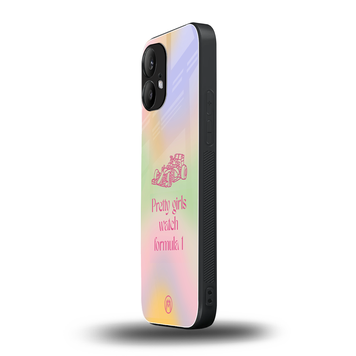 race chic back phone cover | glass case for nothing phone 2