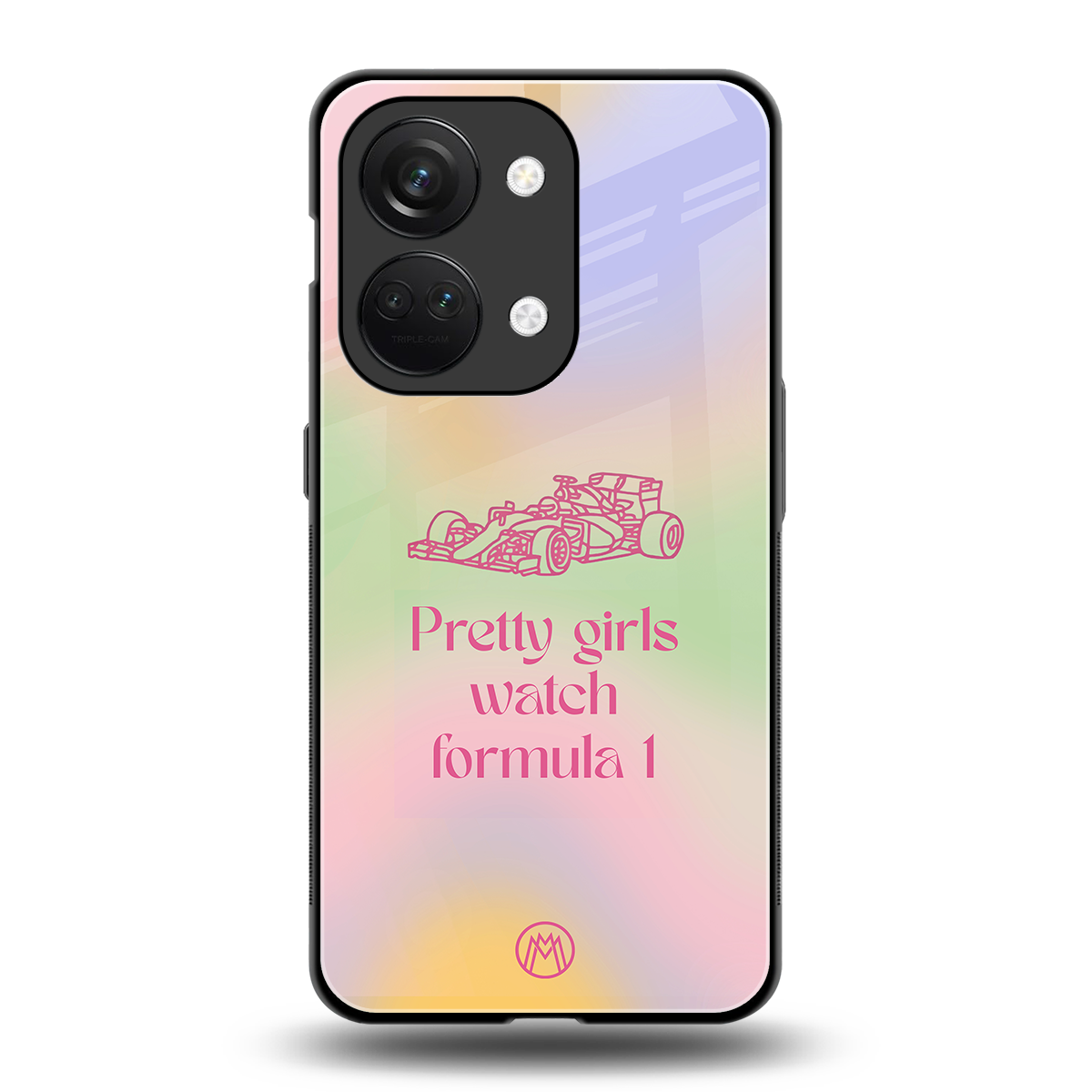 race chic back phone cover | glass case for oneplus nord 3