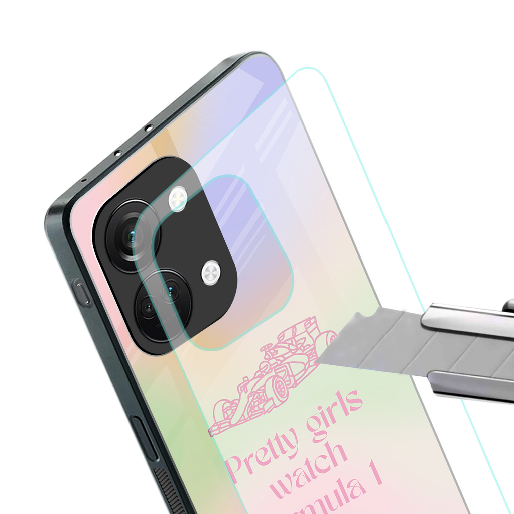 race chic back phone cover | glass case for oneplus nord 3