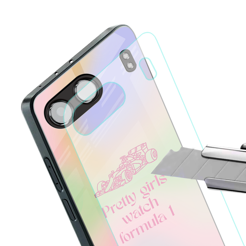 race chic back phone cover | glass case for oneplus nord 4