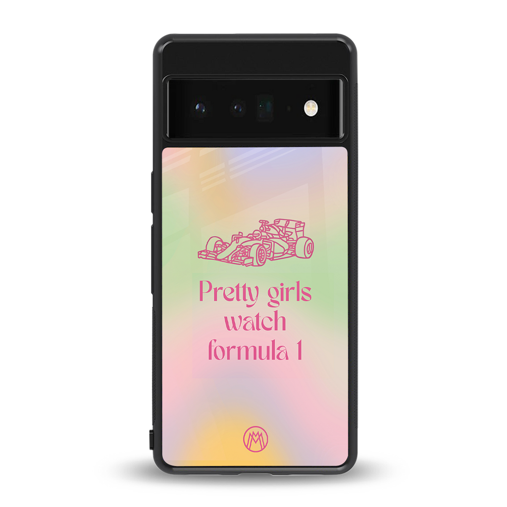 race chic back phone cover | glass case for google pixel 6 pro