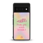 race chic back phone cover | glass case for google pixel 6 pro