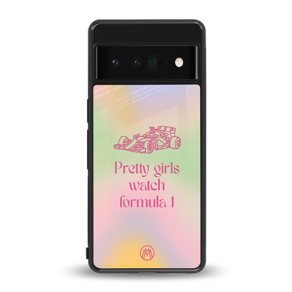 race chic back phone cover | glass case for google pixel 6 pro