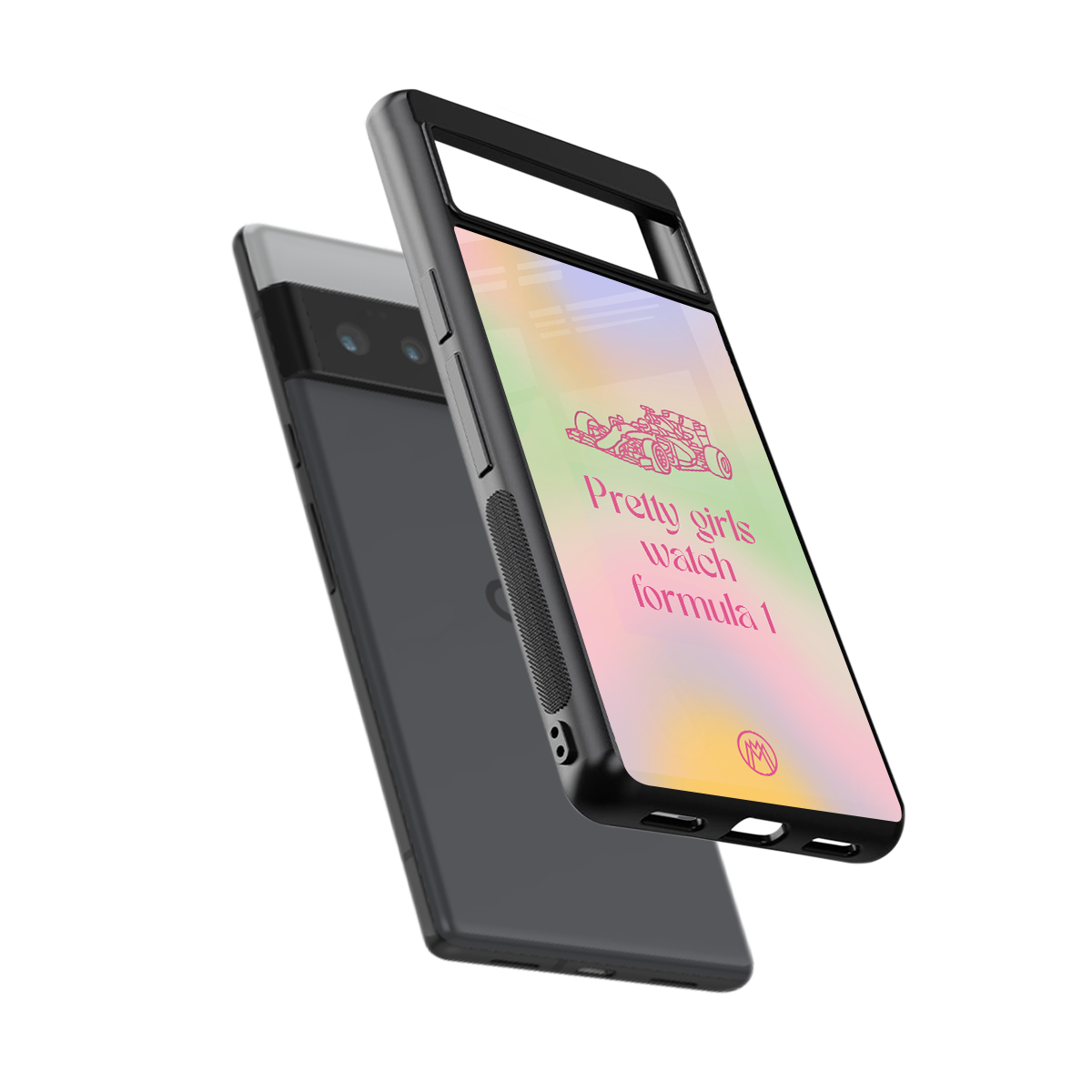 race chic back phone cover | glass case for google pixel 6 pro