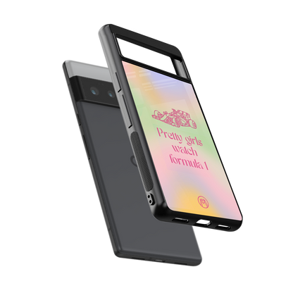 race chic back phone cover | glass case for google pixel 6 pro
