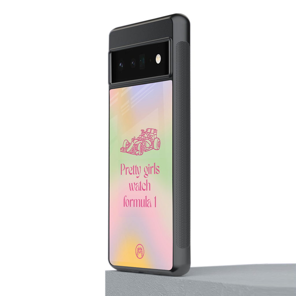 race chic back phone cover | glass case for google pixel 6 pro