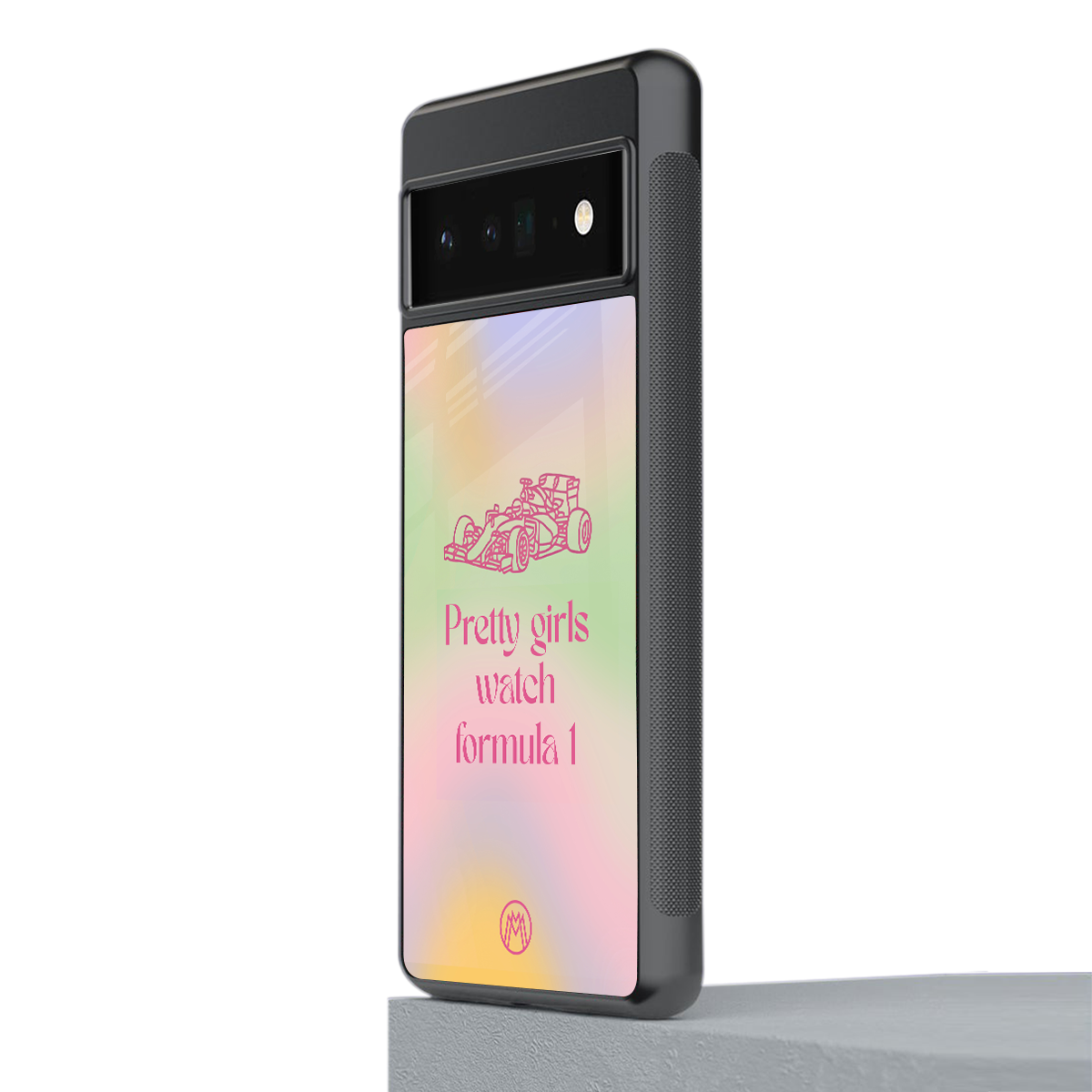 race chic back phone cover | glass case for google pixel 6 pro