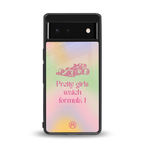 race chic back phone cover | glass case for Google Pixel 6A