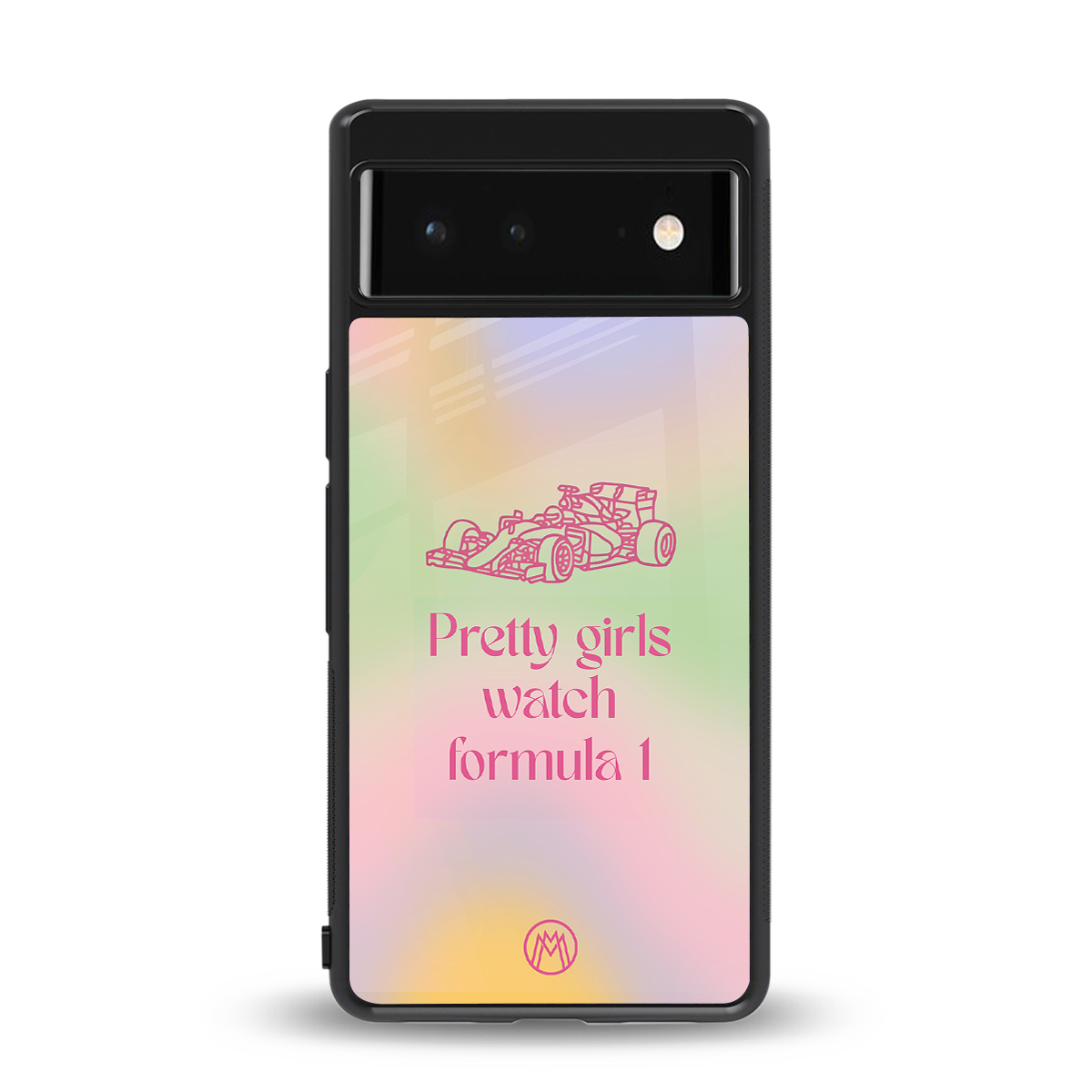 race chic back phone cover | glass case for Google Pixel 6A
