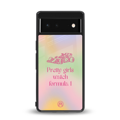 race chic back phone cover | glass case for Google Pixel 6A