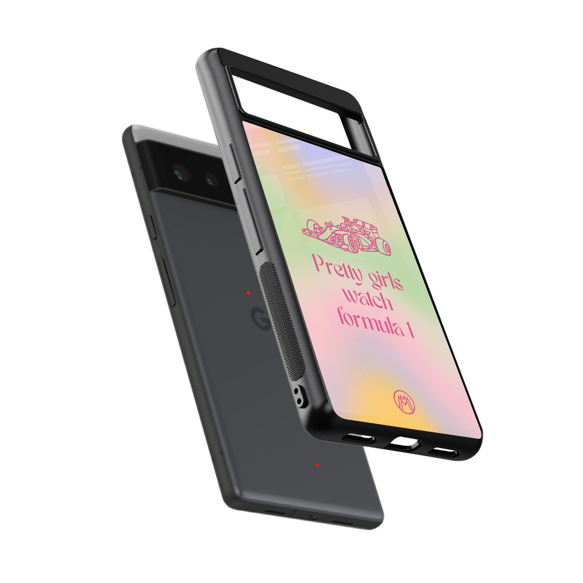 race chic back phone cover | glass case for Google Pixel 6A