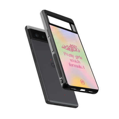 race chic back phone cover | glass case for Google Pixel 6A