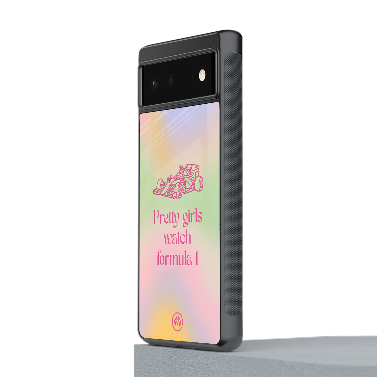race chic back phone cover | glass case for Google Pixel 6A