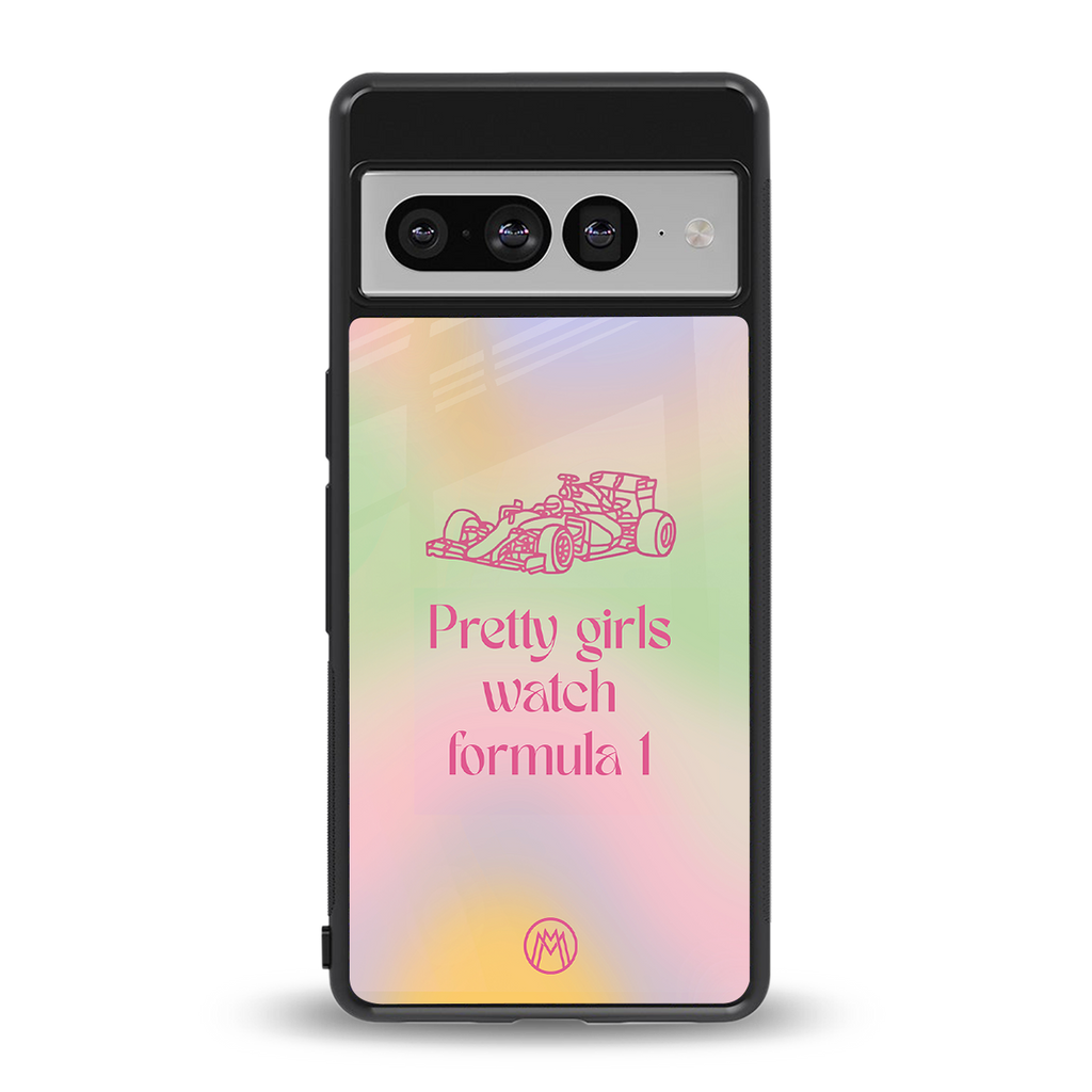 race chic back phone cover | glass case for google pixel 7 pro