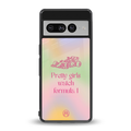 race chic back phone cover | glass case for google pixel 7 pro
