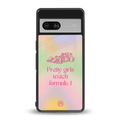 race chic back phone cover | glass case for Google Pixel 7