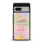 race chic back phone cover | glass case for Google Pixel 7A