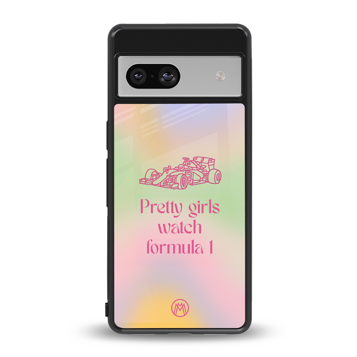 race chic back phone cover | glass case for Google Pixel 7A