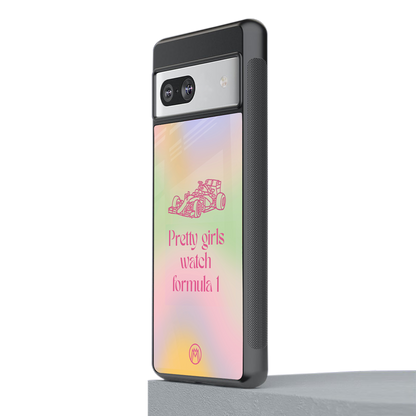 race chic back phone cover | glass case for Google Pixel 7